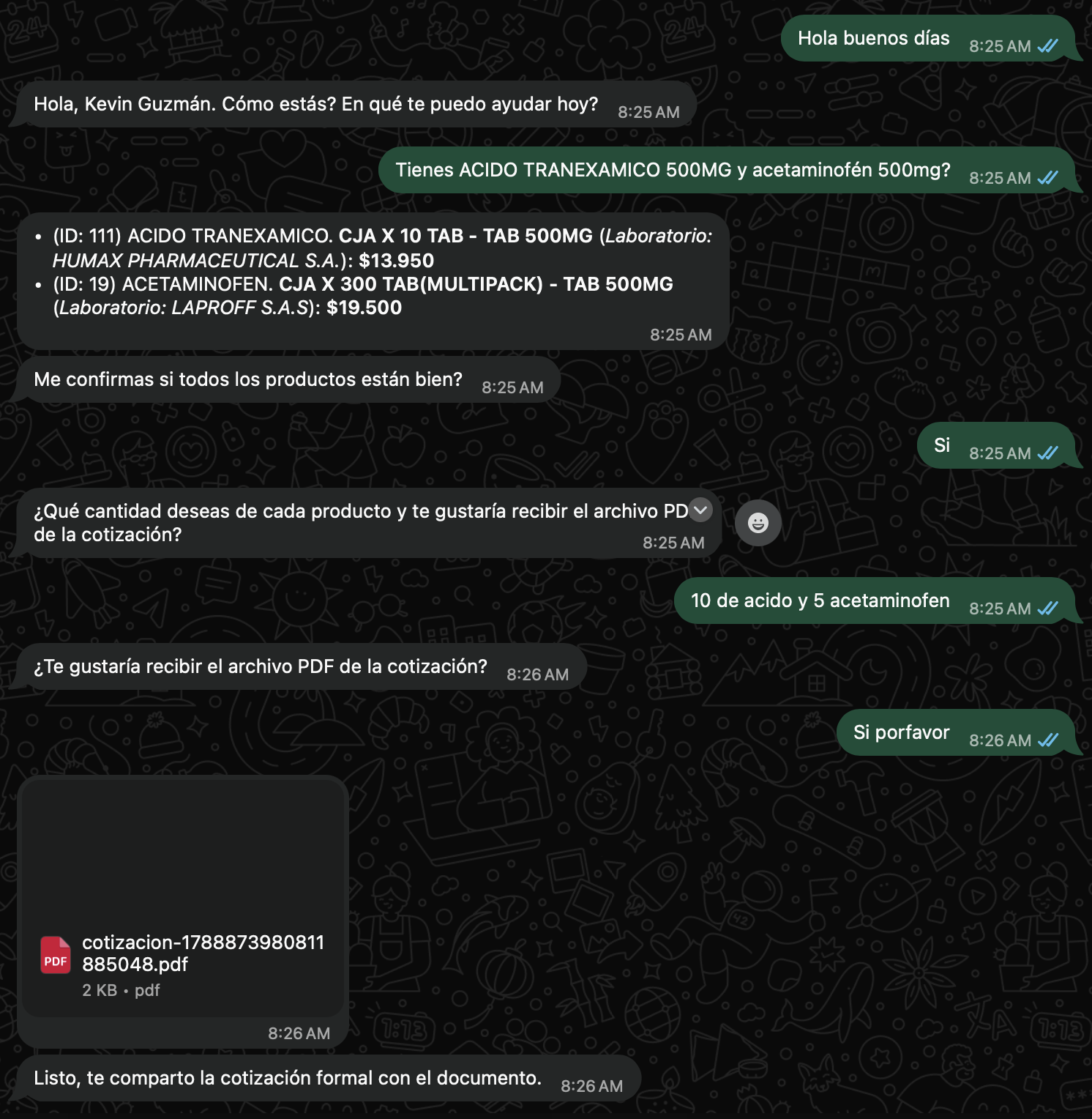 Búsqueda de medicamentos y generación de cotizaciones — 1